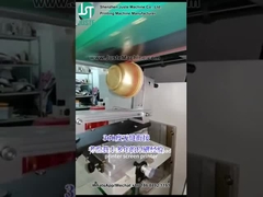 Logo in máy in màn hình cong cho chén kim loại